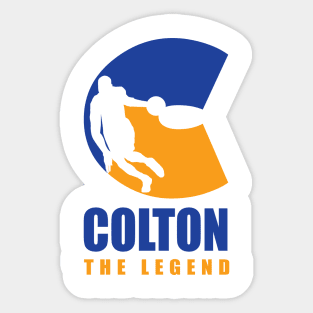 Colton Custom Player Basketball Your Name The Legend Sticker